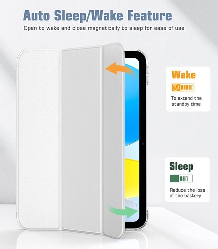 Smart Magnetic Leather Case Cover For New Apple iPad 10th Generation 2022 10.9'' - Picture 8 of 38