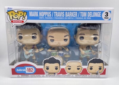 Funko Pop! Rocks Blink 182 3 Pack Mark Hoppus Travis Barker Tom