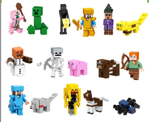 Set mit 24 Ninjago Minifiguren Kai Jay Sensei Wu Meister Bausteine Spielzeug - Bild 5 von 16