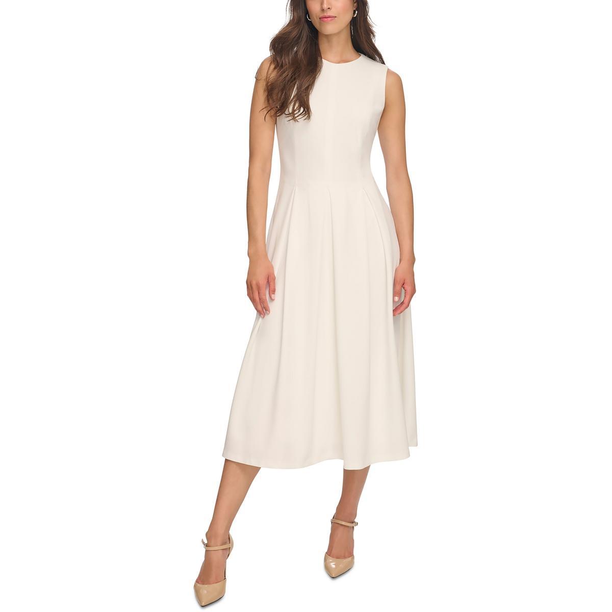 Женское плиссированное платье-клеш Calvin Klein BHFO 2051