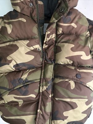 Zara Jacket Boys Girls Camouflage 18 24 Months Winter Coat Bubble Jacket  1205