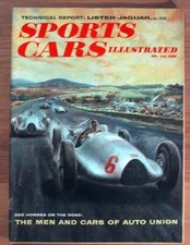 SPORTS CARS ILLUSTRATED 1958 JULY - LISTER-JAG, AUTO UNION,A.C. ACECA - BRISTOL