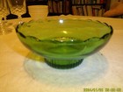 7-Inch Footed Green Candy Dish — photo 1