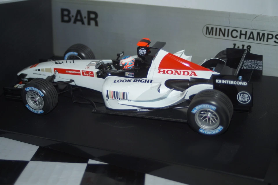 Minichamps B.A.R Honda 007 J.Button 100 050003 1:18 - Image 3 of 4
