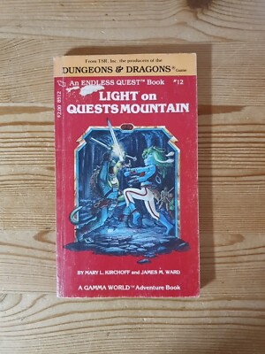 Dungeons & Dragons Endless Quest 12 Light On Quests Mountain Kirchoff & Ward