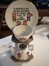   Playmates  Porcelain Tea Set From Price Imports 6255 Japan Spencer Gifts 1975