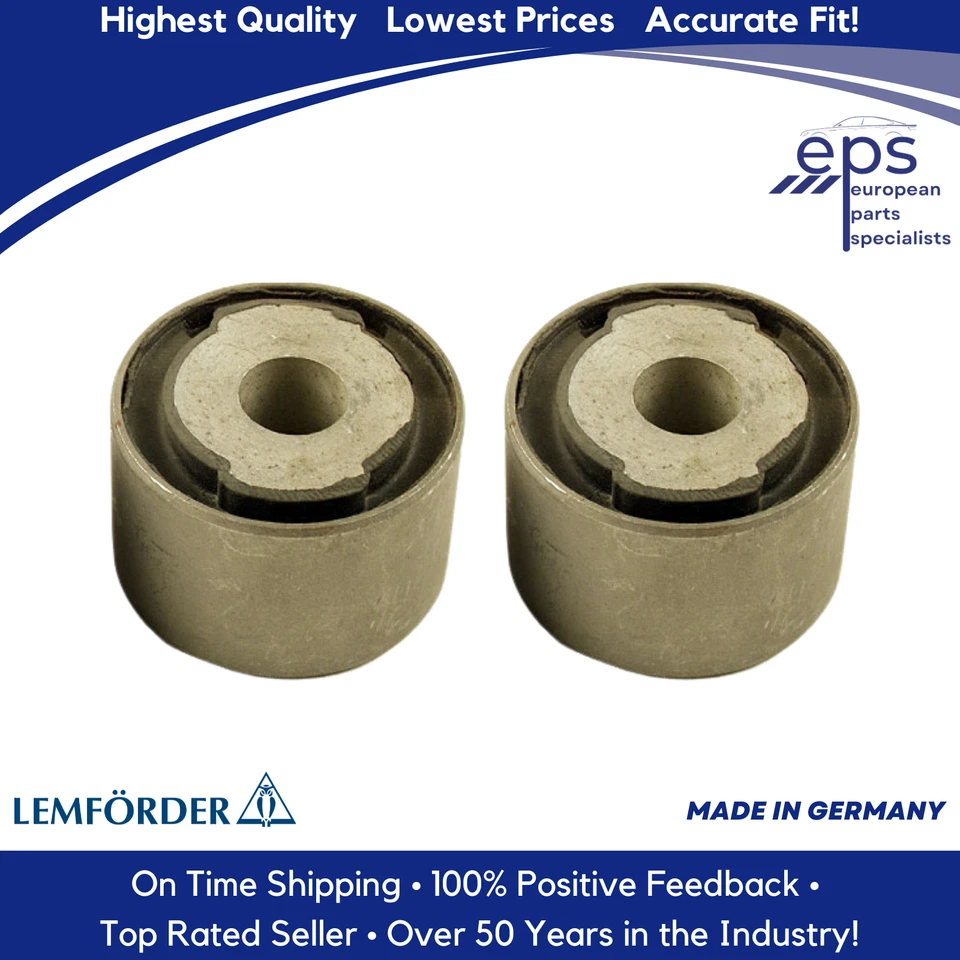 2 Rear Axle Housing to Sub Frame Mount Bushing 1986-95 Mercedes W124 Lemfoerder - Image 4 of 4