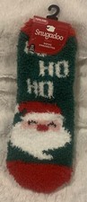 Snugadoo Soft cozy Santa Crew Socks Winter Christmas One Size New