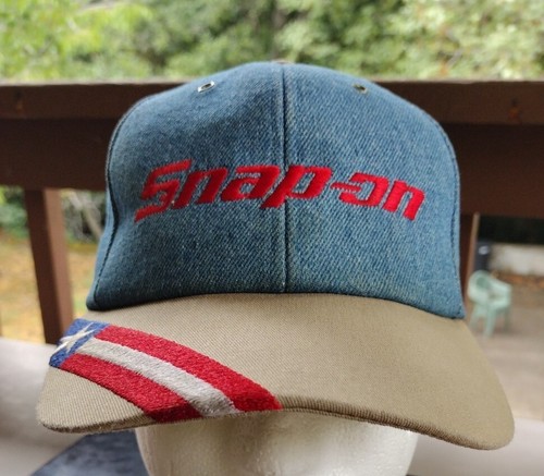 2 Vintage Snap-On Caps. K-PRODUCTS Denim MADE IN USA + "Get Your Nuts Off..!" - Bild 10 von 21