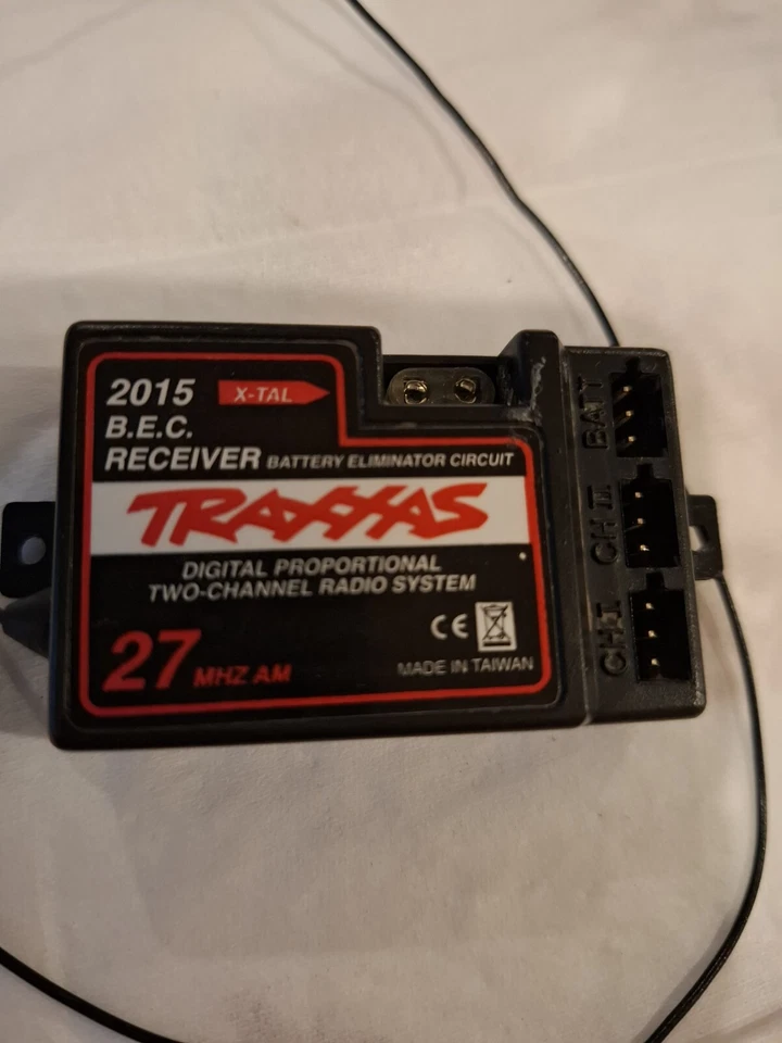 TRAXXAS 2015 X-TAL RECEIVER 27MHz AM 2 Channel with BEC - Image 3 of 4