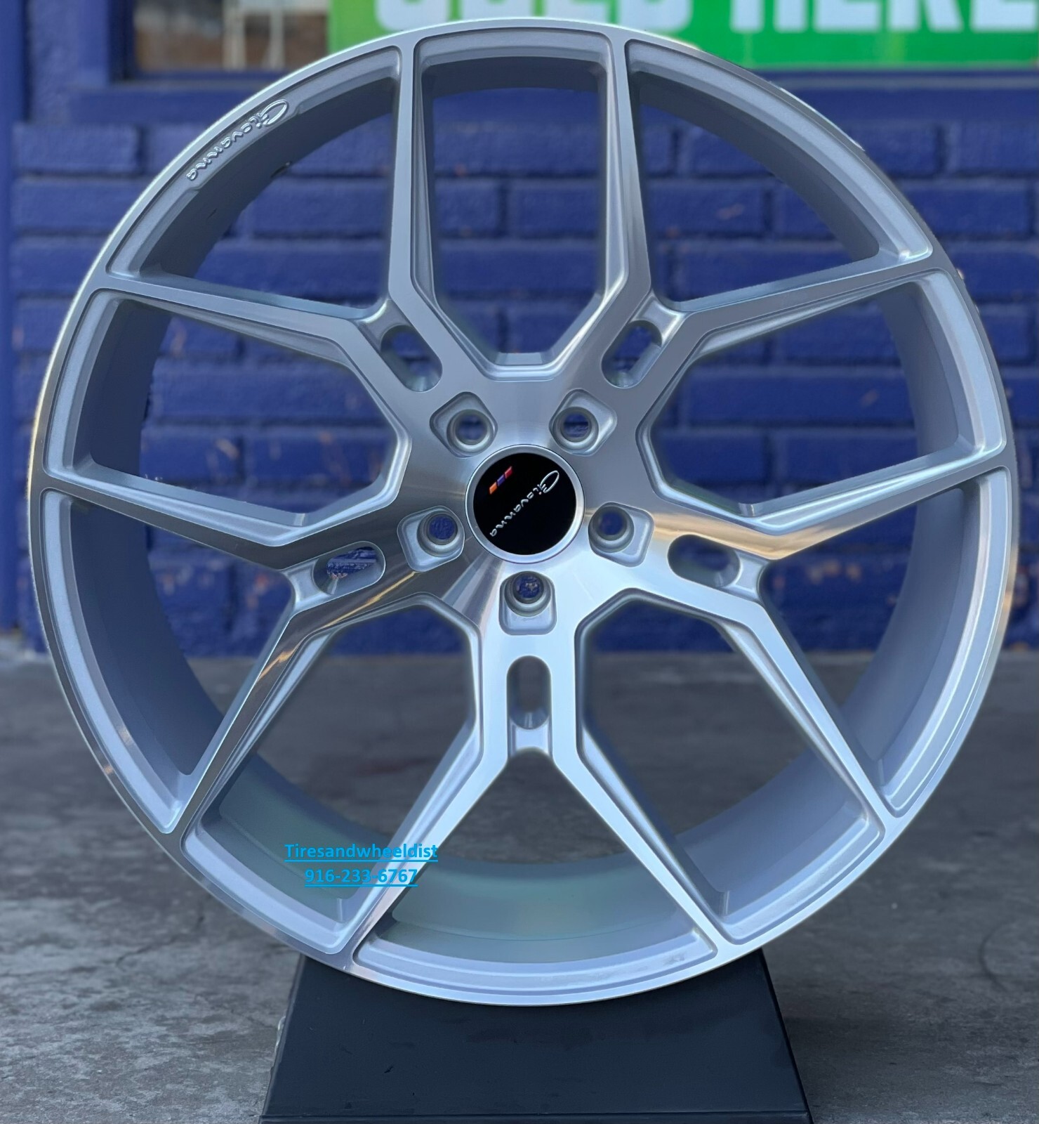 22'' inch Giovanna Haleb Mercedes S550 Bentley S63 Silver Machine GLC BMW X5 740