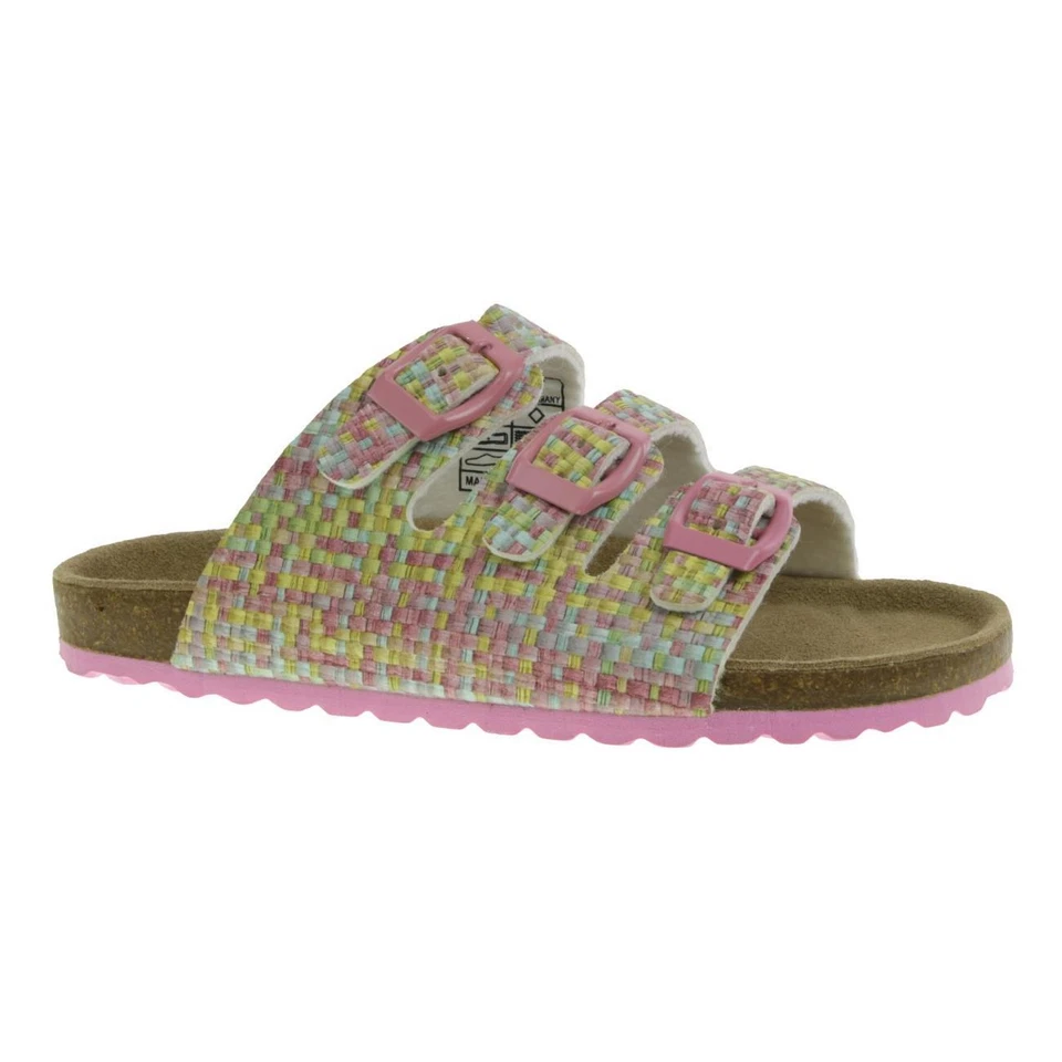 Supersoft 474 672 000 565 Mädchen Pantolette Sandale Lederfussbett Kork Gr.31-39