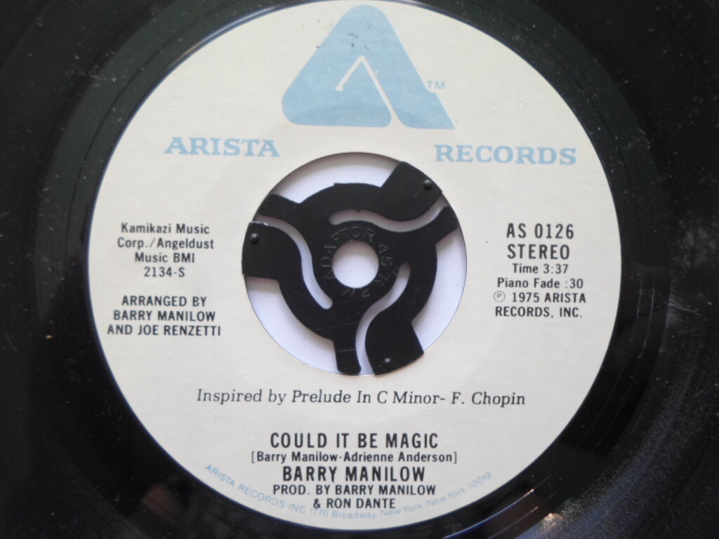 Barry Manilow Could It Be Magic 7