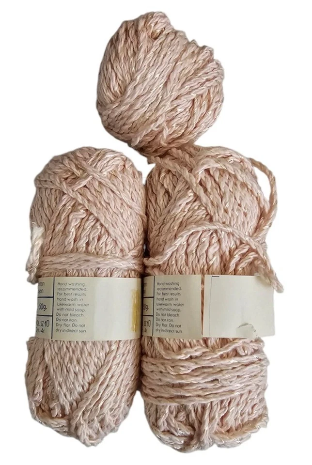 Lote de Bernat GARDEN PARTY Hilo Algodón Acrílico Orquídea Color 04 - Lote 385 -1.75oz Foto 3 de 4