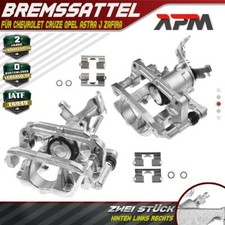 2x Bremssattel mit Halter Hinten L + R für Chevrolet Cruze Opel Astra J Zafira