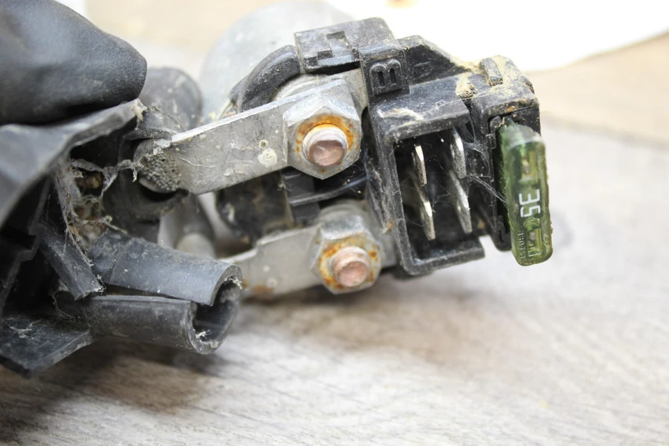 01-05 2002 02 Kawasaki ZRX1200R STARTER RELAY W CABLES Foto 4 de 4