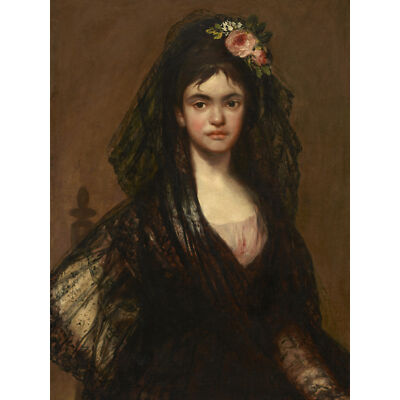 Stil von Francisco De Goya Y Lucientes die Madrilena Gemälde riesiger Wandkunst Posten