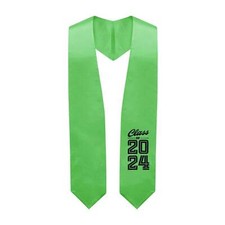 Endea Graduation Green Class of 2024 Graduation Stole/Sash