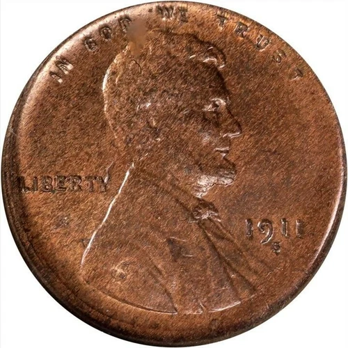 1911-S NGC MS63 Broadstruck $1,260-APR Rare Semi-Key GORGEOUS Lincoln Wheat Cent