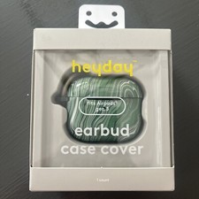 heyday Apple AirPods Gen 3 Hardshell Case with Clip - Jade Marble NEW