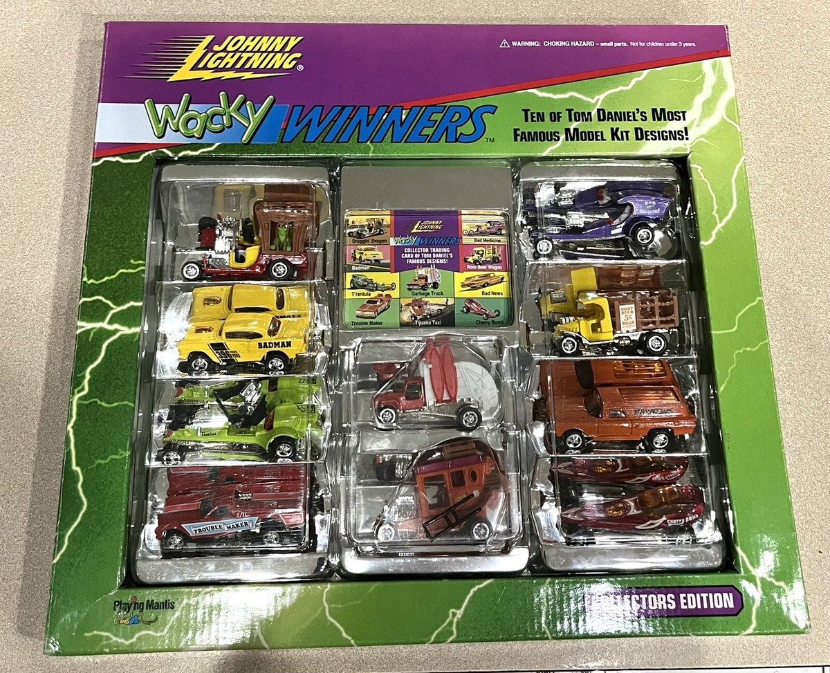 🏁 Johnny Lightning Wacky Winners 10 Car Set Diecast
