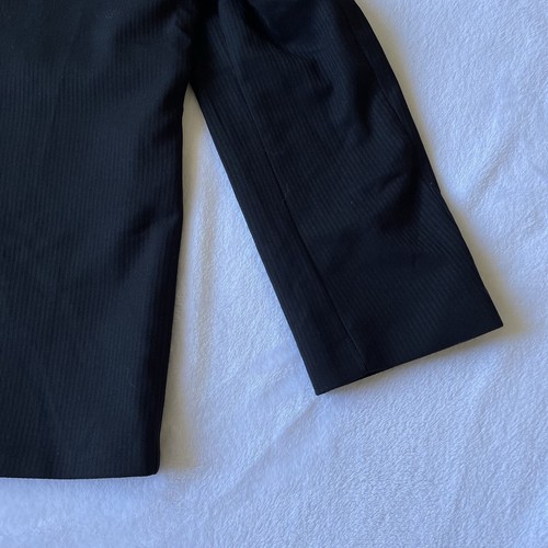 Van Heusen Suit Jacket 12 Black Blazer Modern Stretch Long Sleeve Pocket Button - Picture 14 of 22