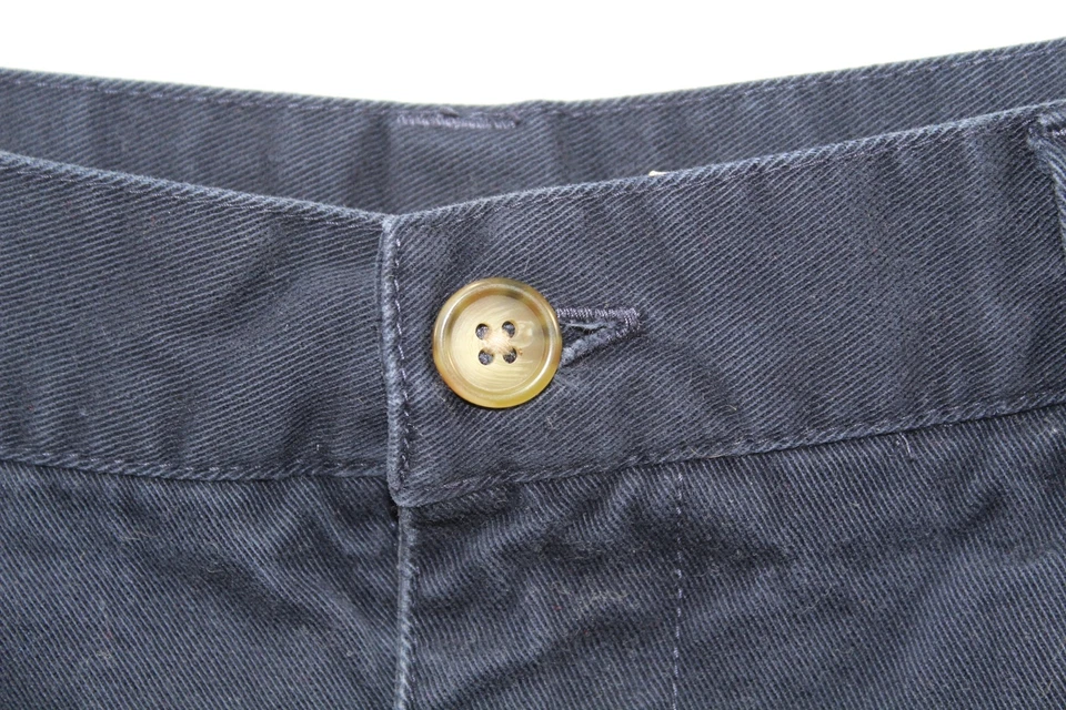 Preswick & Moore Mens Size 34 Blue Pleated Front Chino Shorts Cotton Knee Length - Image 2 of 4