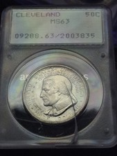 1936 Cleveland Centennial 50C Silver Half Dollar PCGS MS63 2003835 