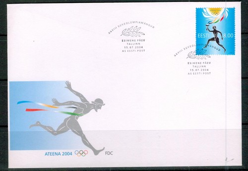 Estland 2004, Athen Olympische Spiele FDC-s