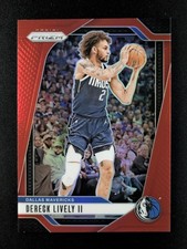 2024-25 Panini Prizm DERECK LIVELY II 6/299 Red Dallas Mavericks #214