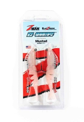 Zman Soft K�der Shrimpz Rigged 3.5 Zoll 2/Pack Natural (2307)