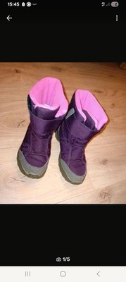 Decathlon Winter Stiefel GR 33 Robust - Lila Beere gerne Sammeln