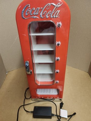 Koolatron CVF18 Coca Cola Retro 10 Can Vending Fridge for sale