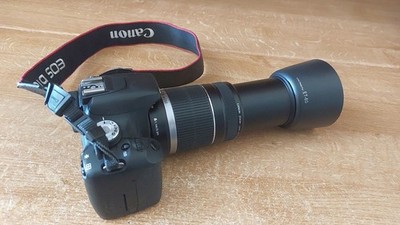 Canon EOS 500D Spiegelreflex Camera +Canon EF-S 55-250mm f/4-5.6 IS STM AF ZOOM