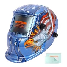Solar Welding Helmet Large View Pro Auto Darkening Weld Mask Hood ARC TIG MIG
