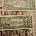 Lot of 2 US $1 Federal Reserve Star Replacement Notes Banknotes, 2013 — photo 4