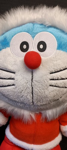 Doraemon 16" Plush W/ Winter Jacket Stuffed Animal Toy Japan - Picture 2 of 7