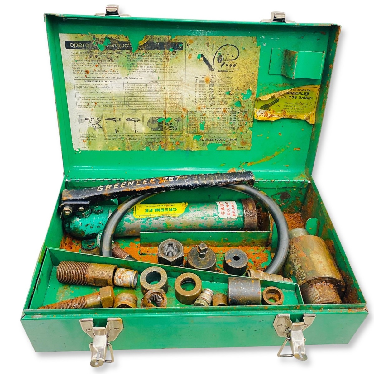 Greenlee 7306 Hydraulic Knockout Punch Driver 1/2