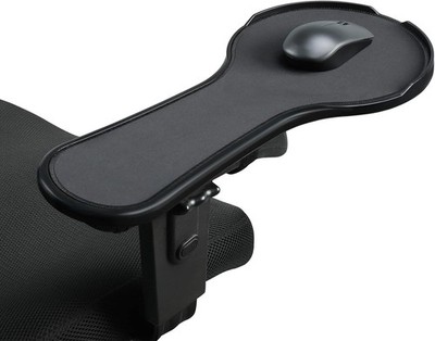 Ergonomic Adjustable Arm Rest Mouse Pad for Chair, Mouse Extension Platform Tray
