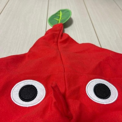 Nintendo PIKMIN Red Hoodie Parka zip Size S Game character goods