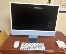 Apple iMac 24" 256GB SSD, M1, 3.20GHz, 8GB, 7-Core GPU Blue - MGTF3LL/A 2021 