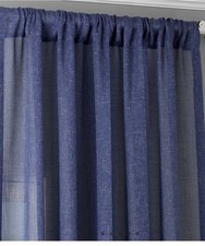 4 Light Filtering Linen Look Curtain Panels . New In Package. 50 X 120