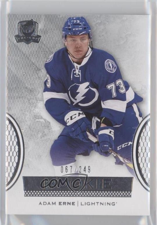 2016-17 Upper Deck The Cup Rookie 67/249 Adam Erne #187 Rookie RC s3g