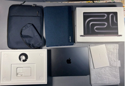 Apple MacBook Pro 14 Zoll (512GB SSD, M3 Pro, 18GB) Laptop - Space Schwarz -...