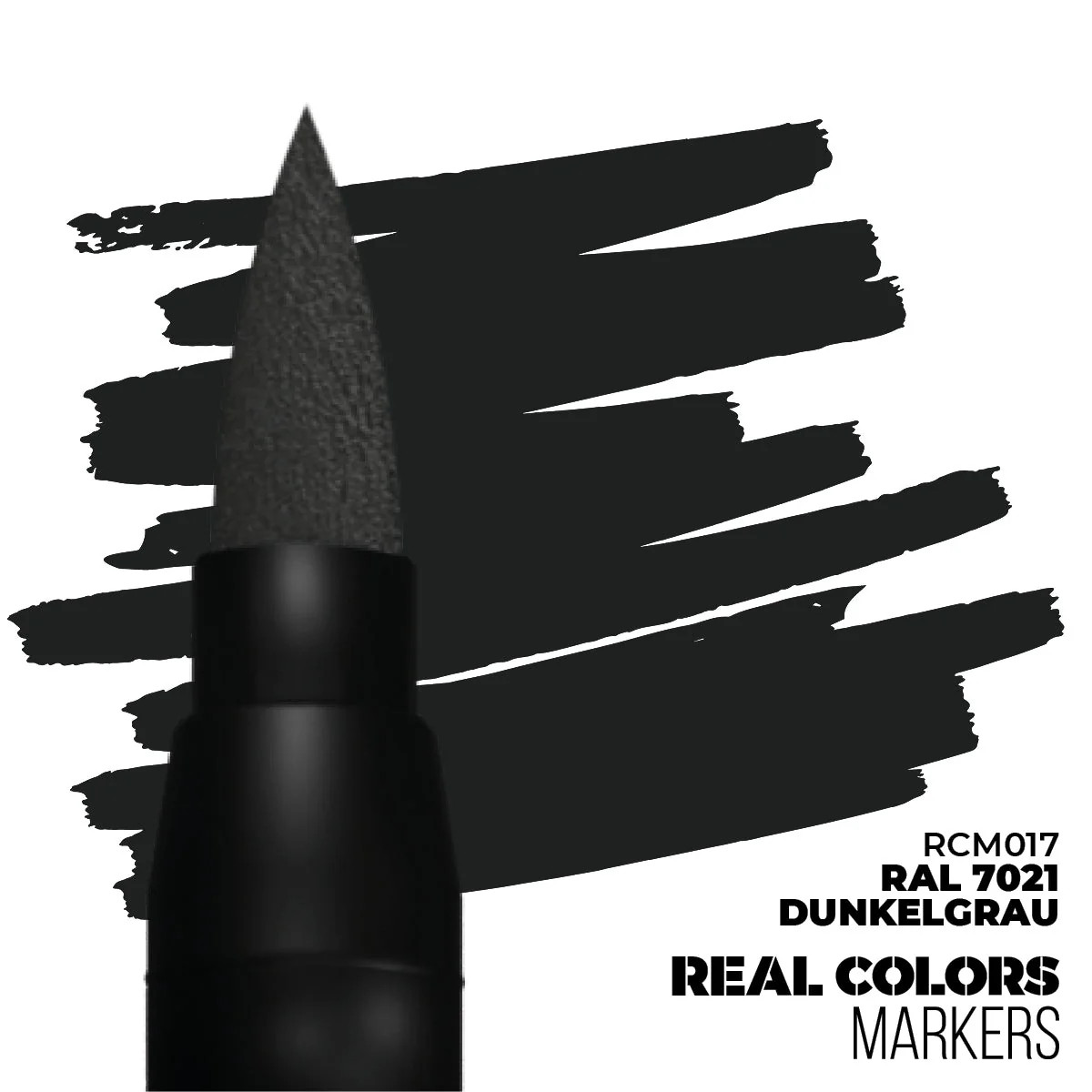 AK Interactive Real Colors Marker RAL 7021 Dunkelgrau (RCM017)