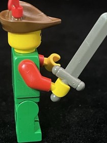 Lego Castle Forestman Forestman Red, Brown Hat, Red Plume Minifigure cas139 6103