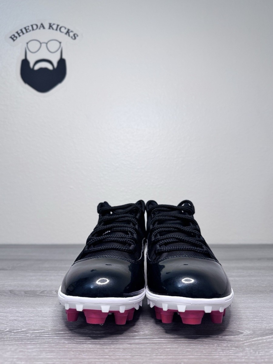 jordan 11 bred low cleats