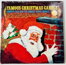 FAMOUS CHRISTMAS CAROLS- Johnny Cole & the Robert Evans Chorus, Vinyl