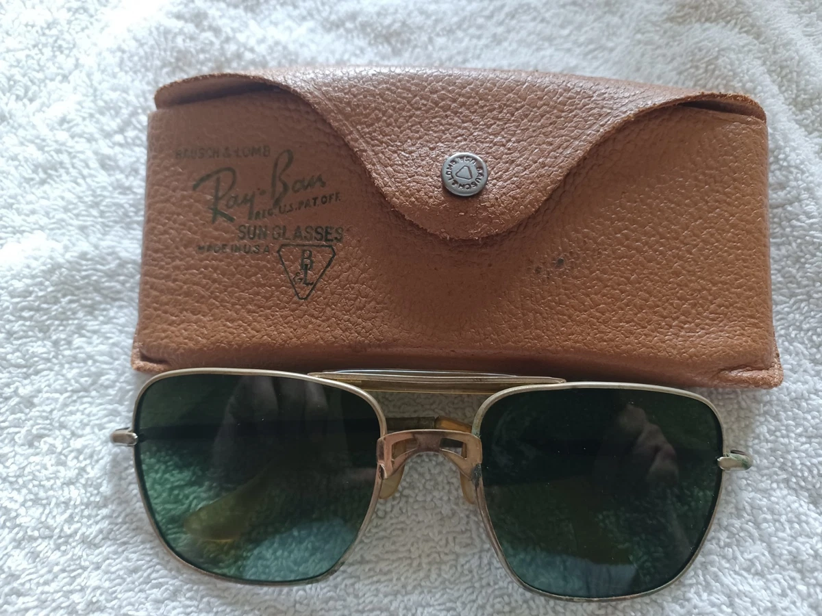 Ray-Ban Gold 1980s Vintage Sunglasses for sale | eBay