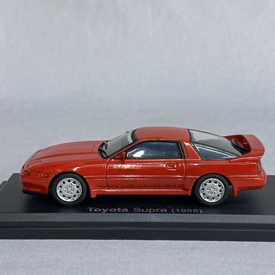 Mini Car Toyota Supra 1988 Red 1/43 Scale Box Display Diecast Vol